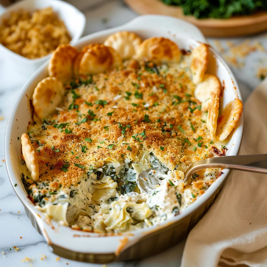 Mouthwatering Baked Spinach Artichoke Dip Recipe You’ll Love