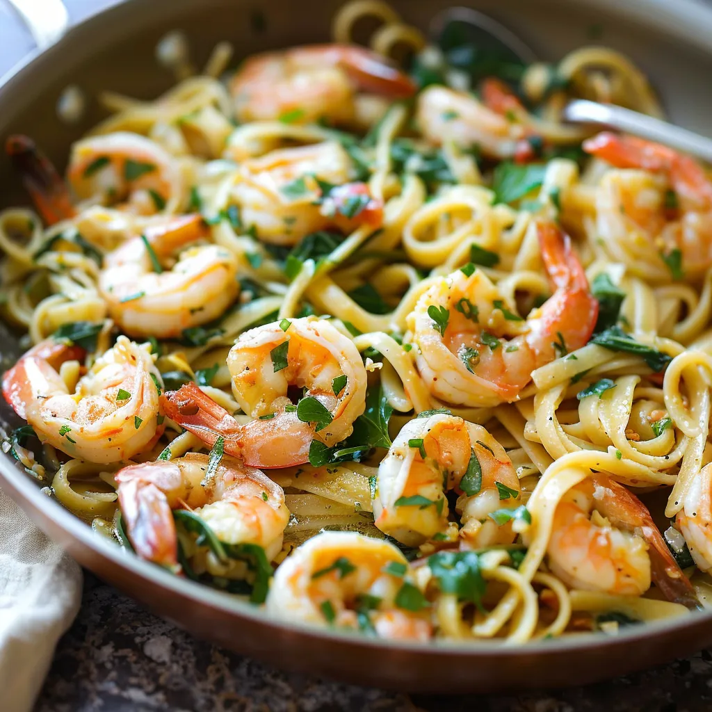 Garlic Butter Shrimp Pasta