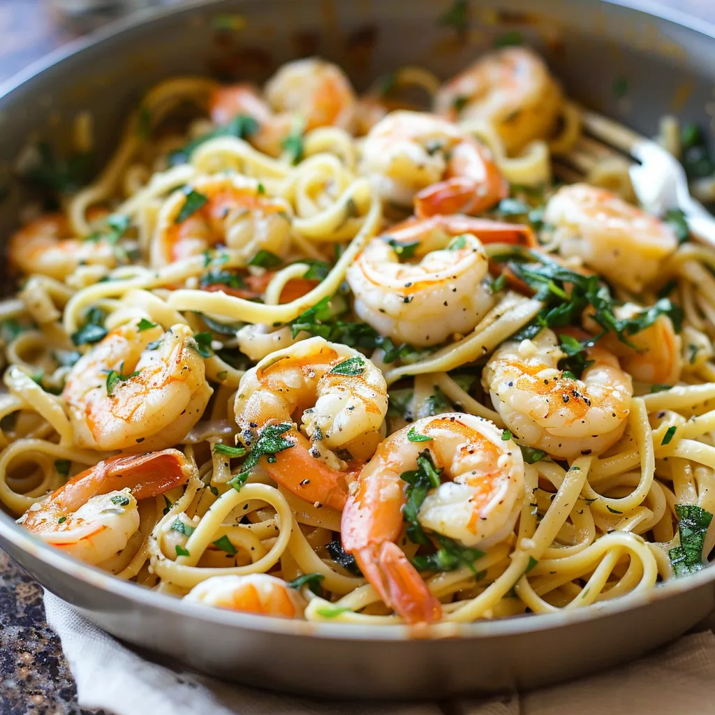 Savory Garlic Butter Shrimp Pasta Recipe for Instant Delight