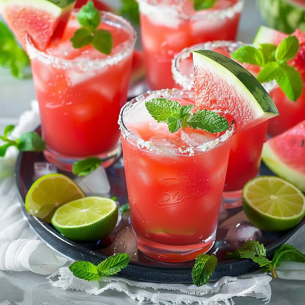 Refreshing Sparkling Watermelon Agua Fresca Recipe for Summer Bliss