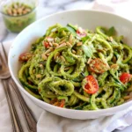 Zucchini Noodles with Sunflower Seed Pesto