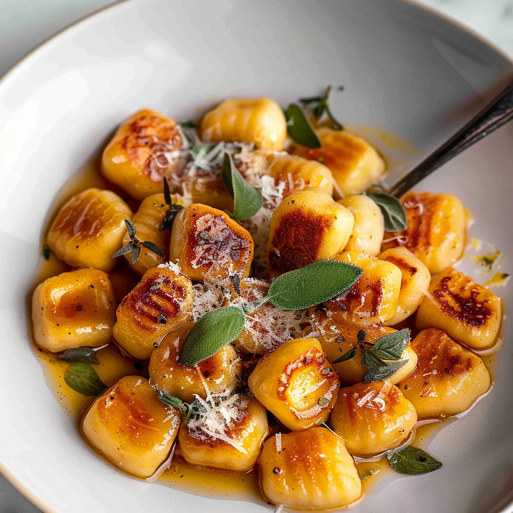 Mouthwatering Crispy Pan Fried Gnocchi with Brown Butter Delight