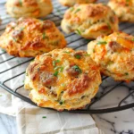 Savory Turkey Sausage & Cheese Biscuits