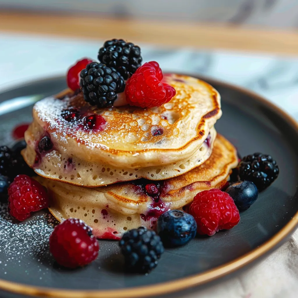 Fluffy Berry Pancakes: Irresistible Recipe for Breakfast Bliss