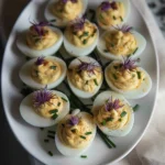Chive and Truffle Deviled Eggs