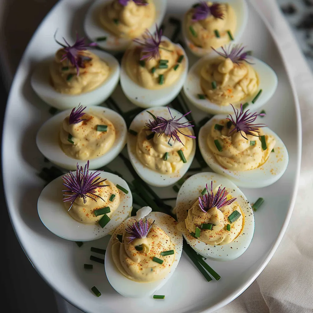 Savory Chive and Truffle Deviled Eggs for Ultimate Flavor Bliss