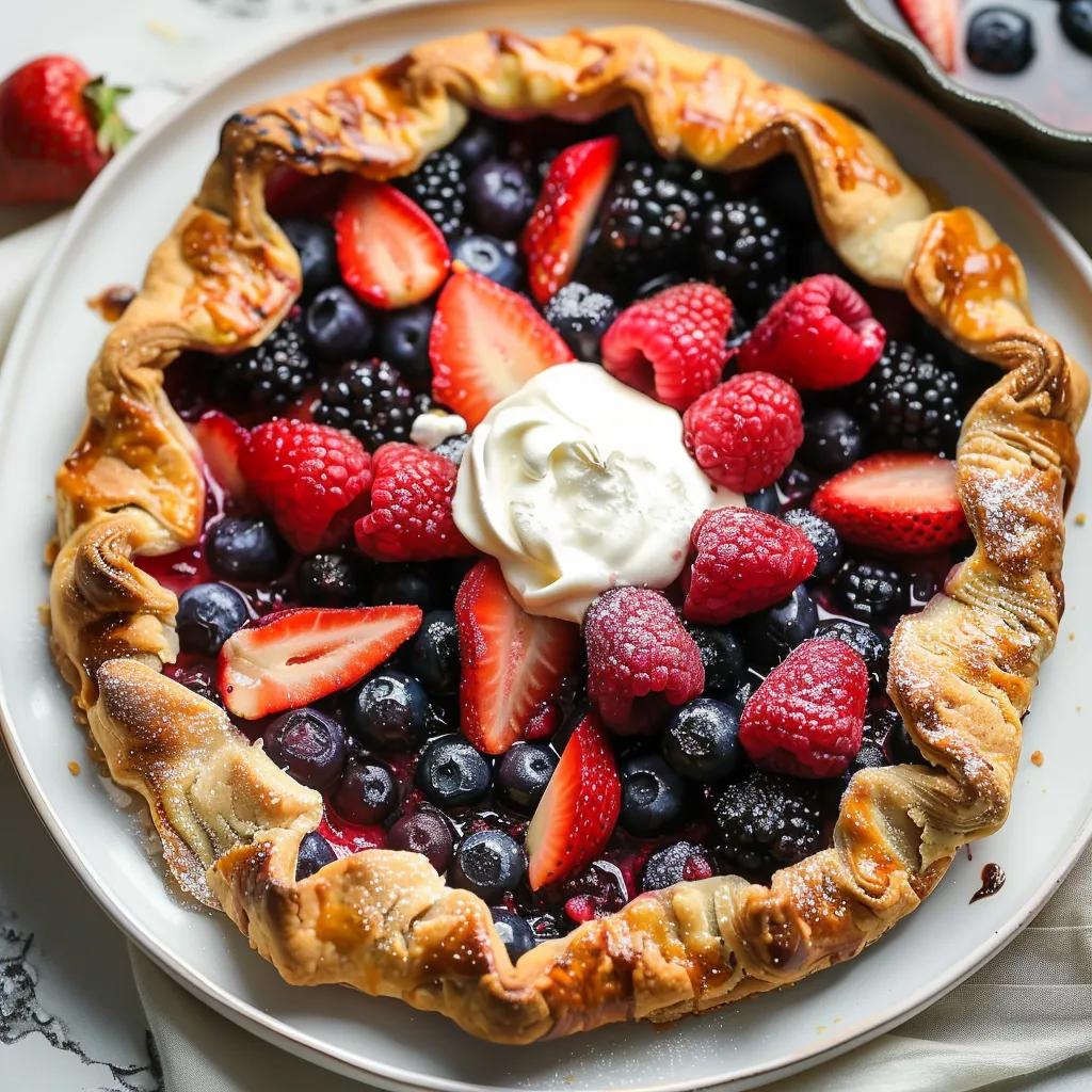 Delicious Mixed Berry Galette Recipe for Effortless Baking