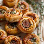 Fig And Goat Cheese Pinwheels