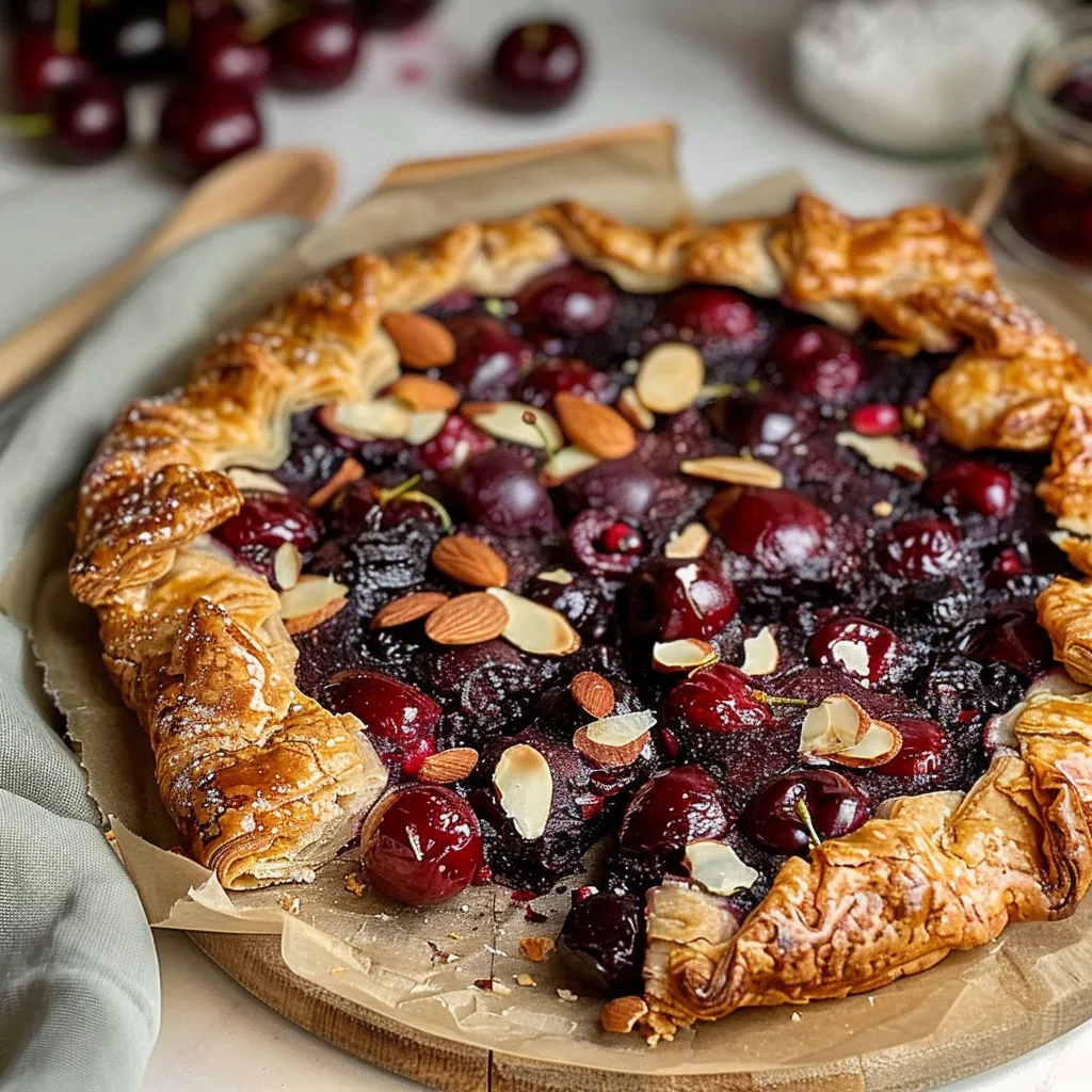 Delicious Cherry & Almond Galette Recipe for Sweet Moments
