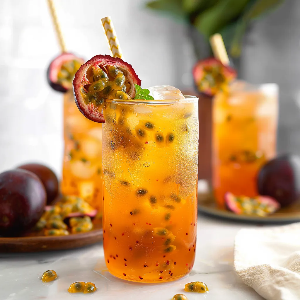 Refreshing Passion Fruit Iced Tea Recipe for Summer Bliss