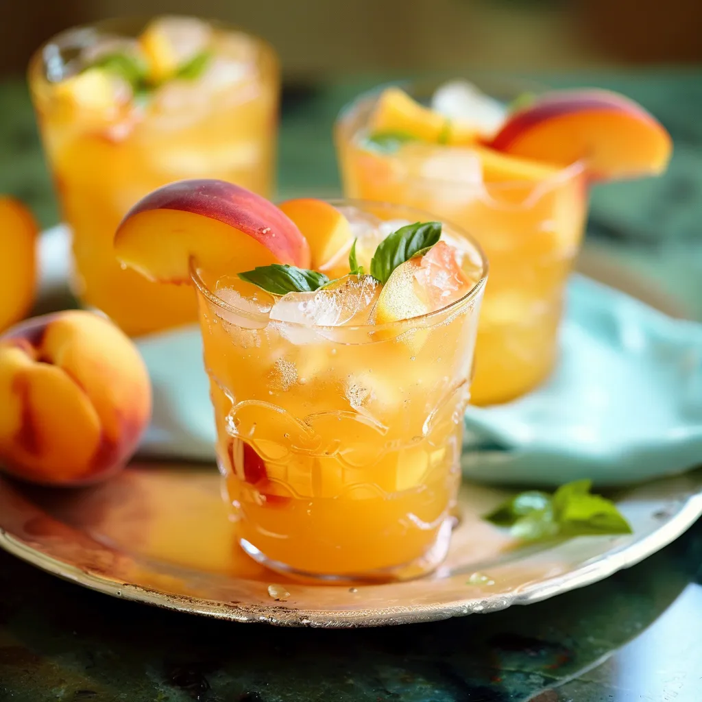 Refreshing Iced Peach Green Tea Recipe for Ultimate Chill!
