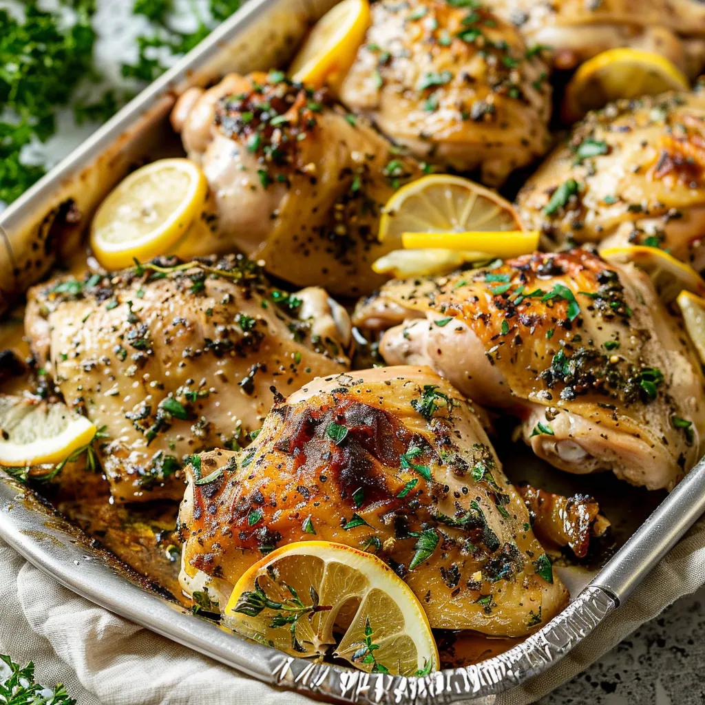 Savory Lemon-Garlic Roast Chicken Recipe for Flavorful Meals