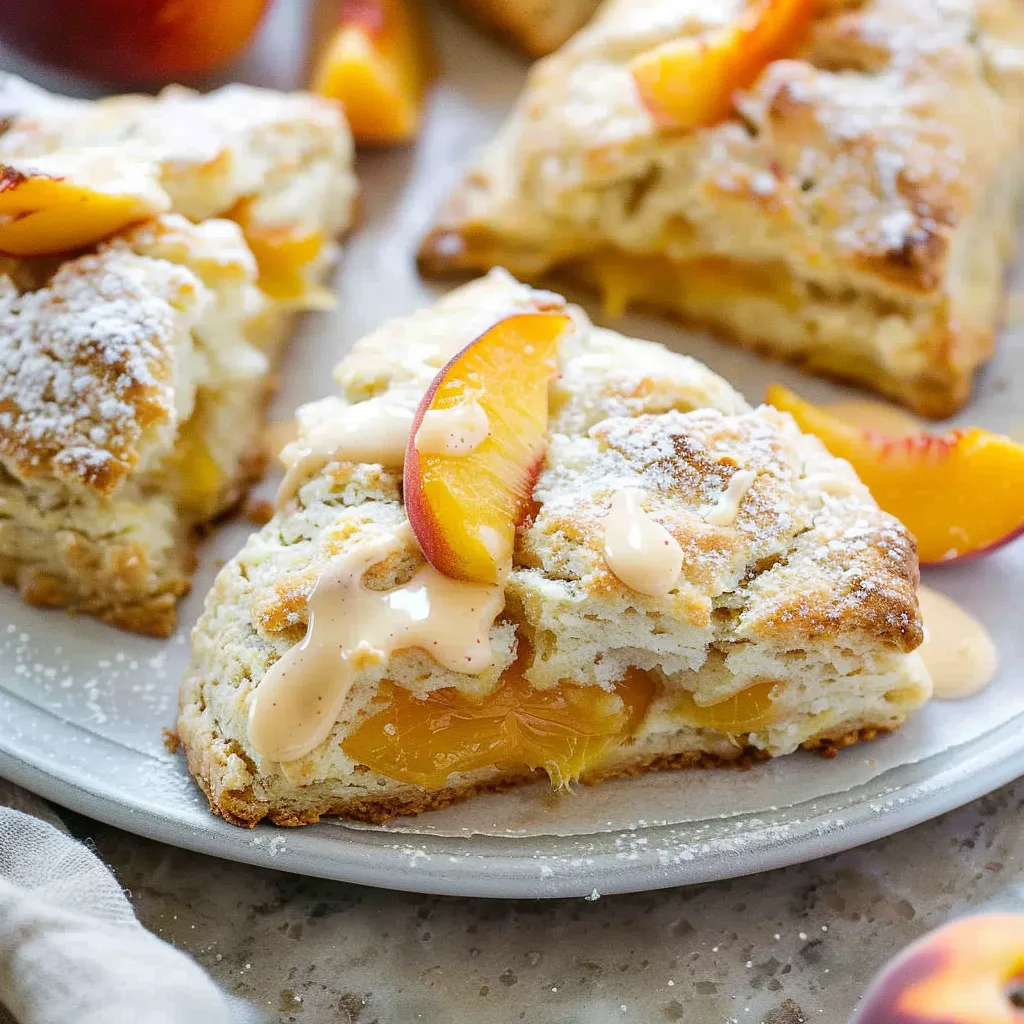 Peach Scones