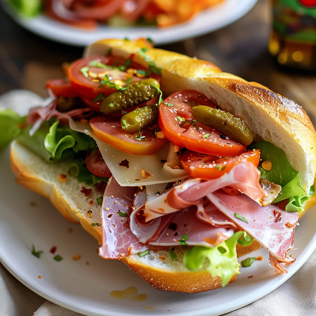 Ultimate Italian Sub Sandwich: Bold Flavors & Fresh Ingredients