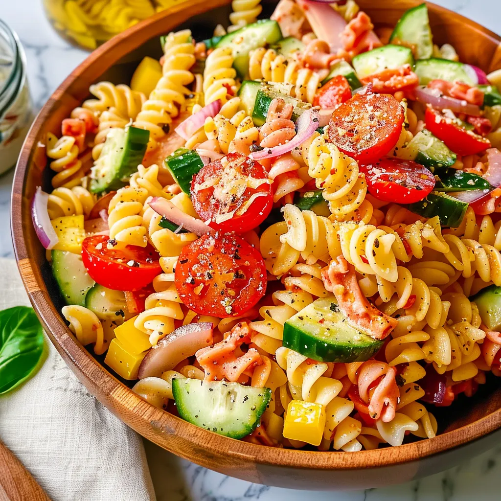 Delicious Pasta Salad with Italian Dressing for Perfect Meals