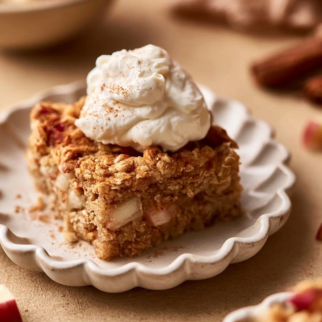 Apple Cinnamon Baked Oatmeal Squares