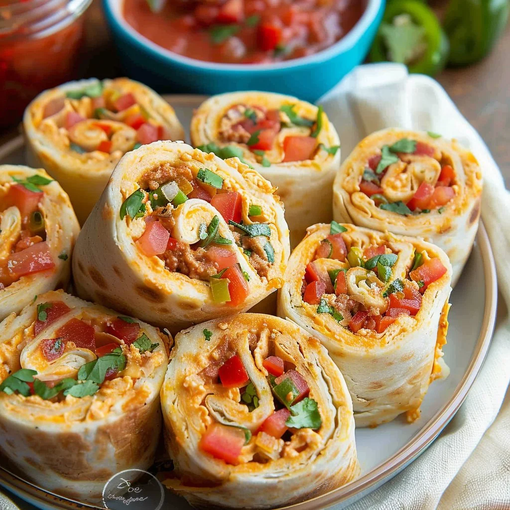 Beef Taco Pinwheels