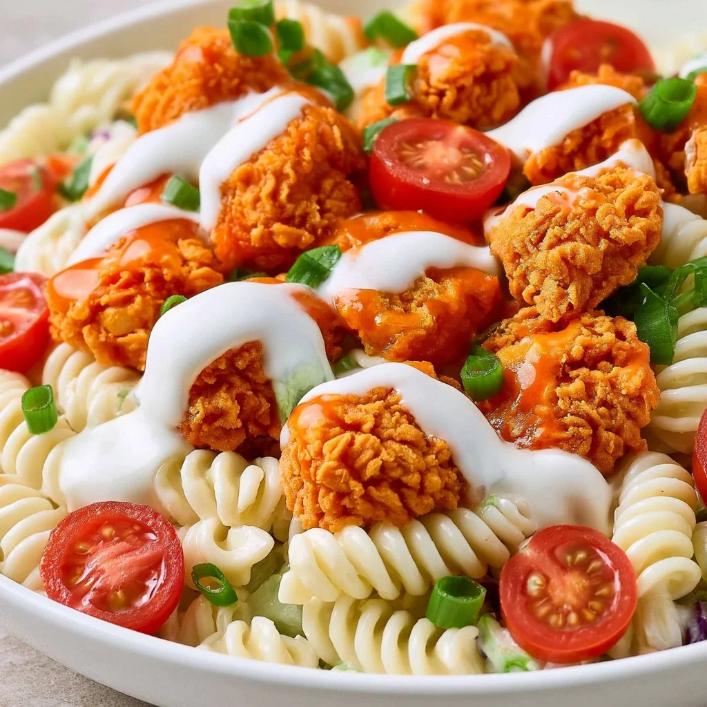 Buffalo Chicken Pasta Salad Recipe