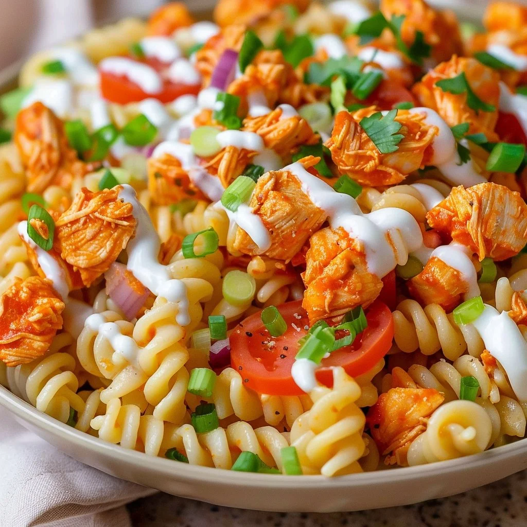 Buffalo Chicken Pasta Salad