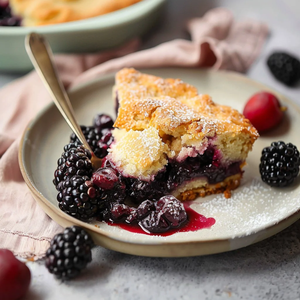Classic Blackberry Cobbler