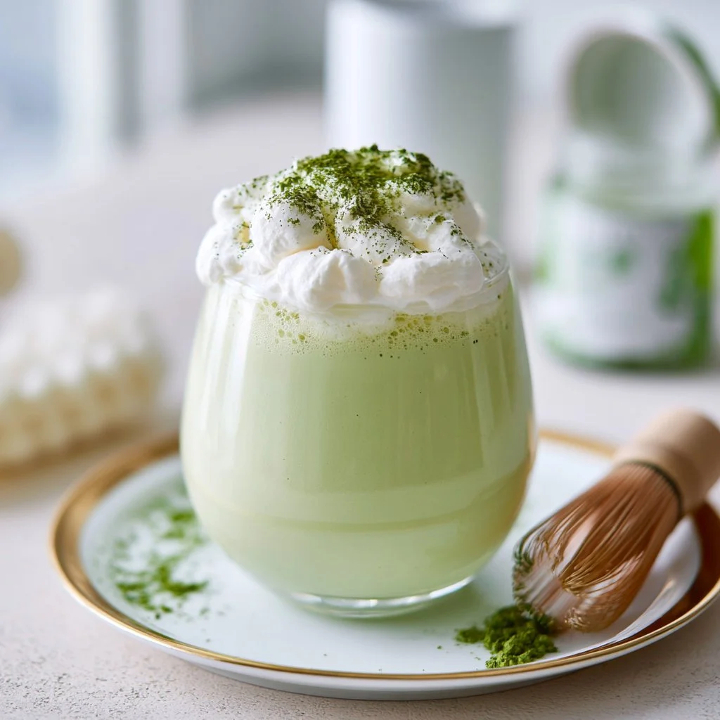 Iced Coconut Matcha Latte Recipe