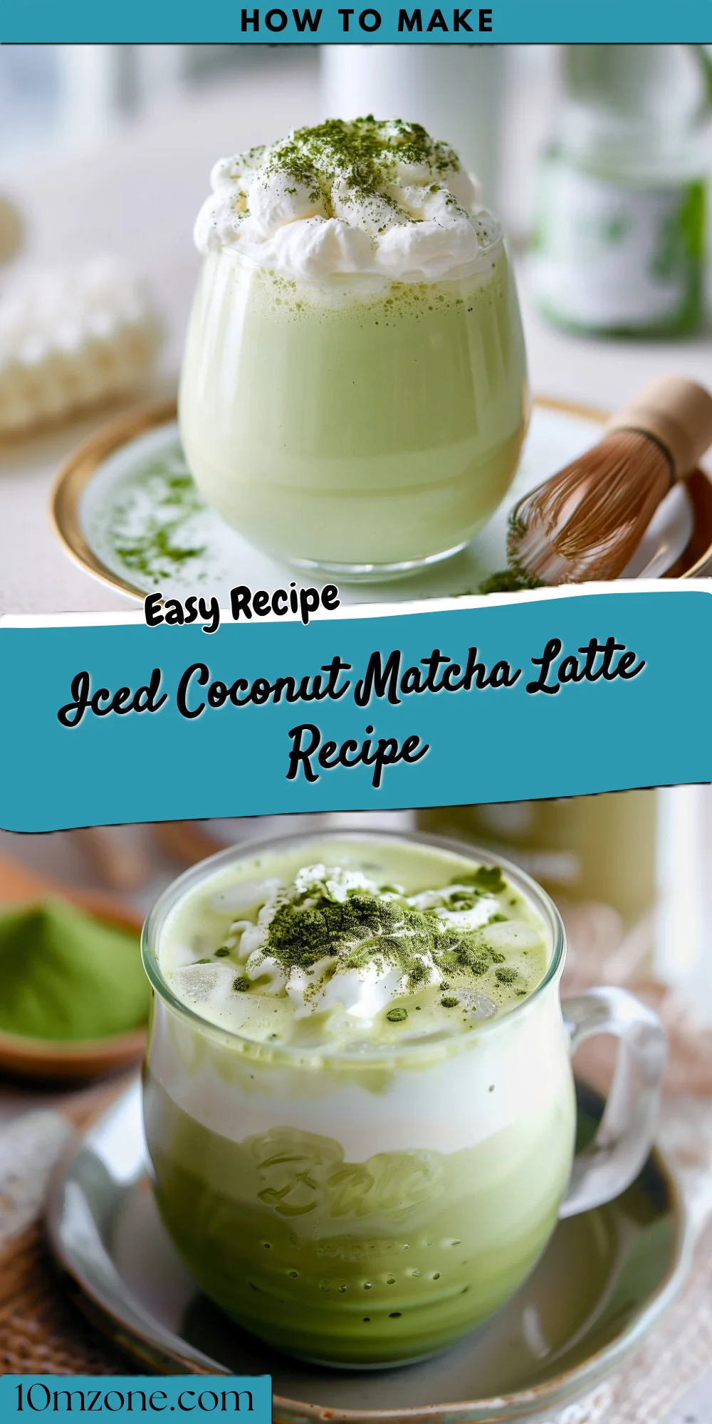 Iced Coconut Matcha Latte Recipe