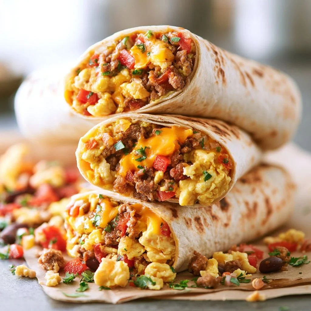 Freezer-Friendly Breakfast Burritos