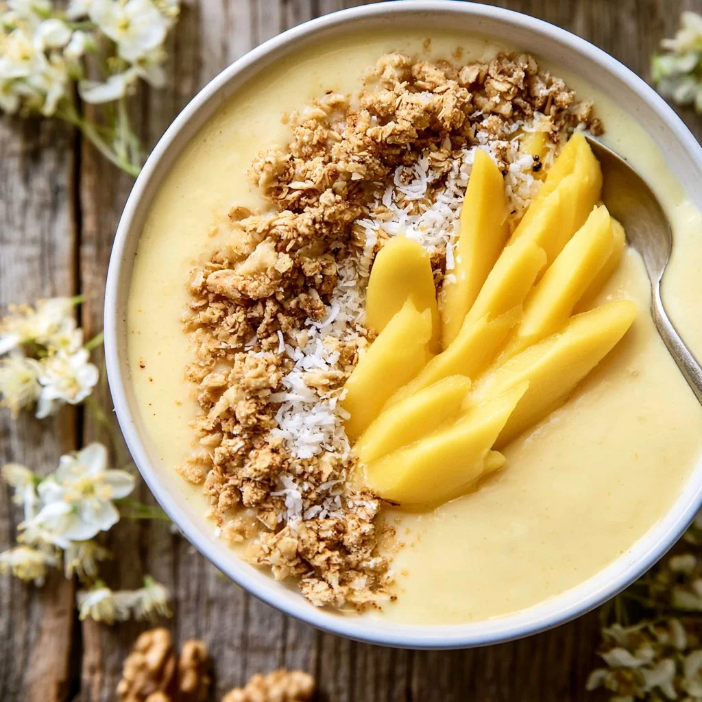 Mango Pineapple Smoothie Bowls Recipe