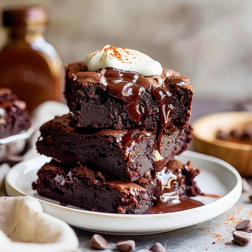 Fudgy One-Bowl Cocoa Brownies