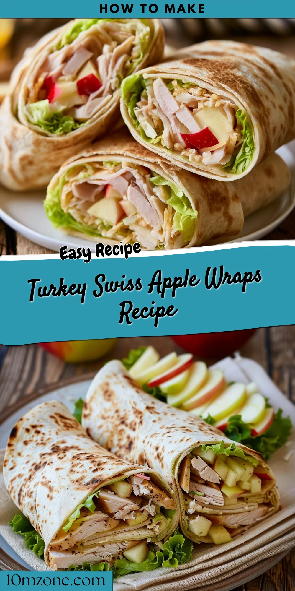 Turkey Swiss Apple Wraps Recipe