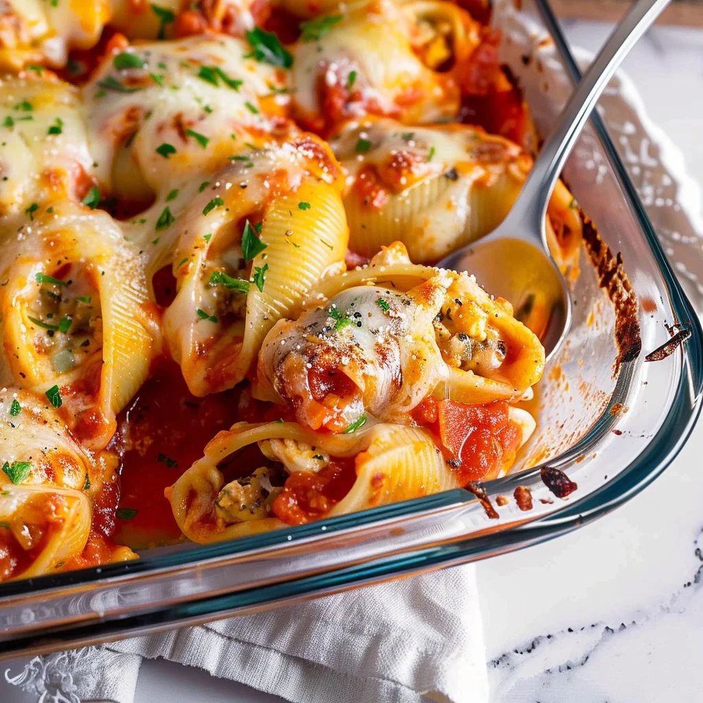 Vegetarian Three-Cheese Stuffed Shells
