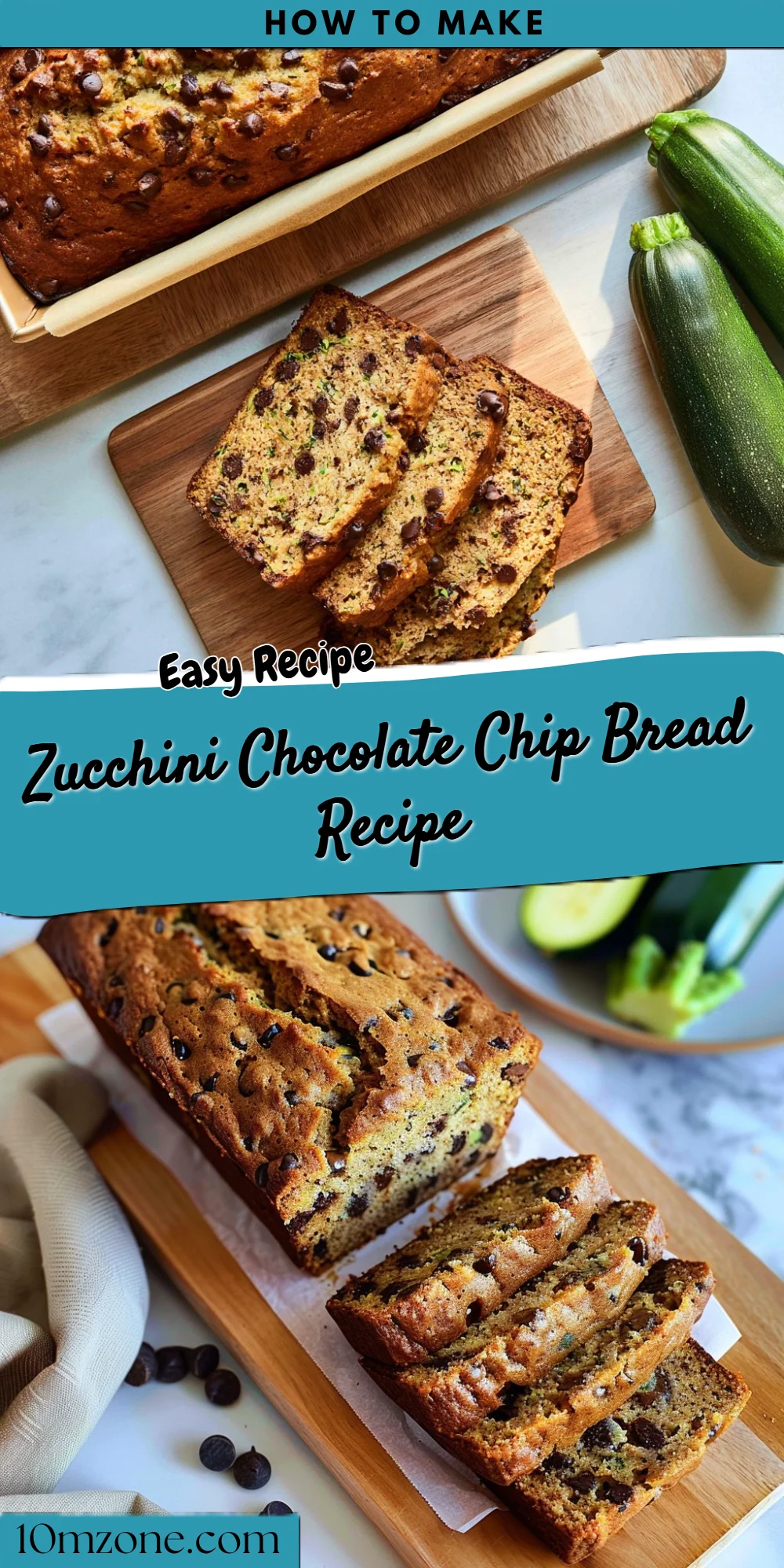 Zucchini Chocolate Chip Bread Recipe