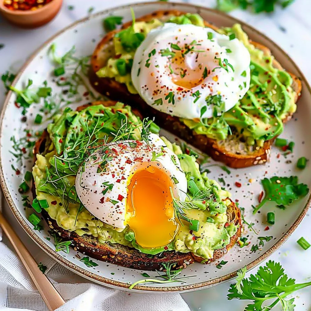 Avocado Toast with Poached Egg