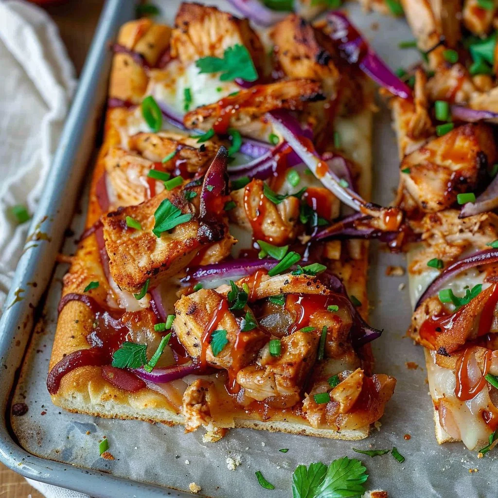 BBQ Chicken Flatbread Recipe
