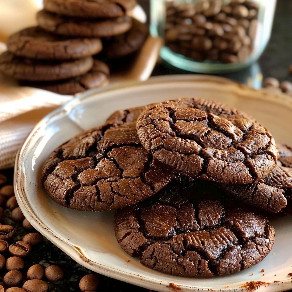 Chewy Espresso Chocolate Cookies Recipe