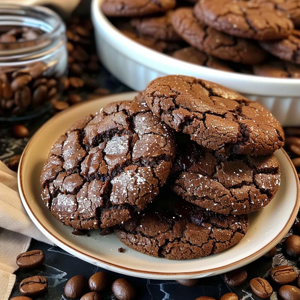 Chewy Chocolate Espresso Cookies