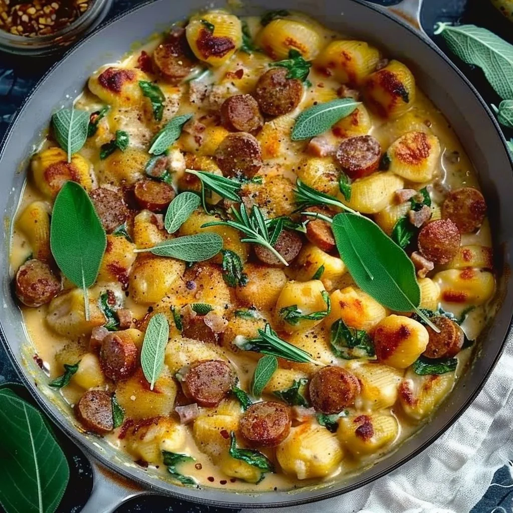 Creamy Pumpkin Sausage Gnocchi Recipe