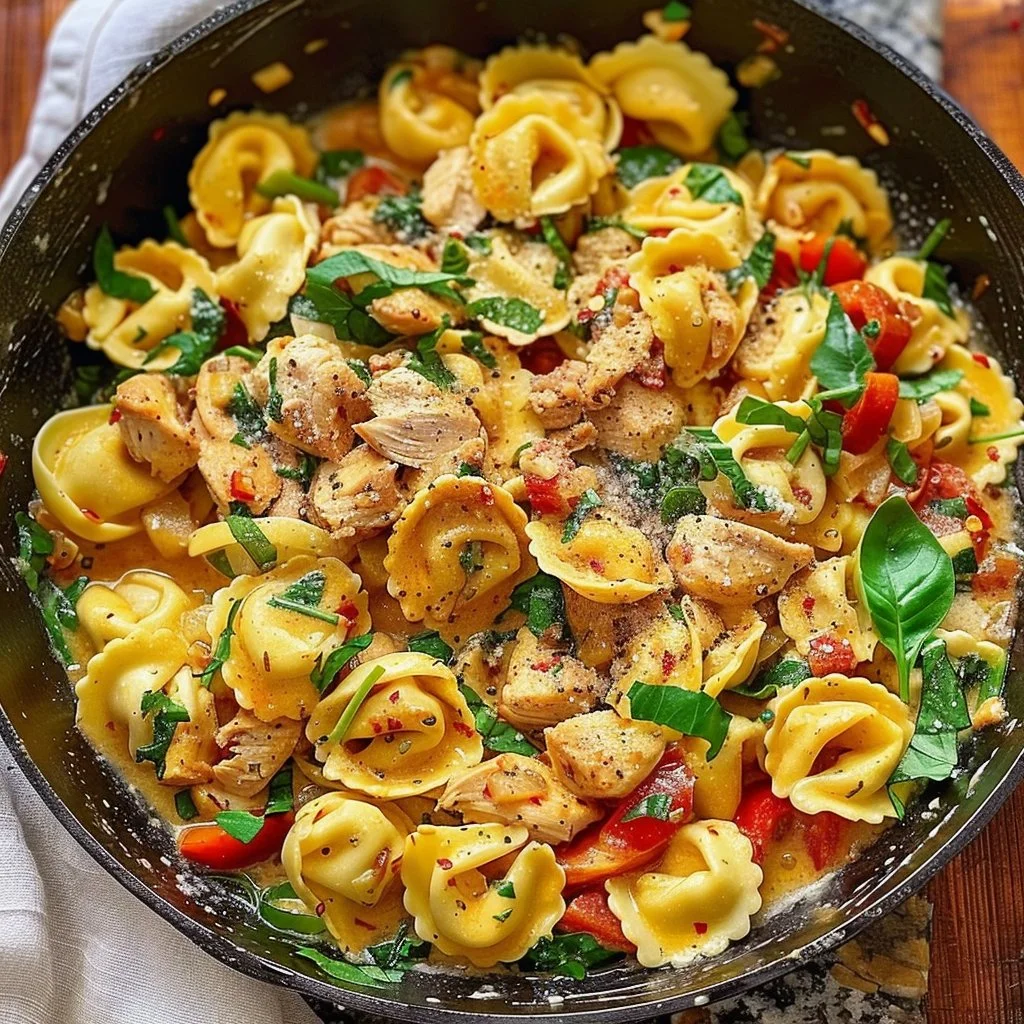 Creamy Tuscan Chicken Tortellini Recipe