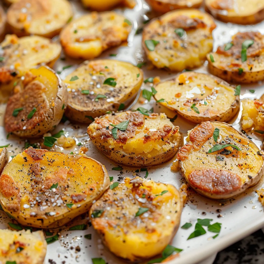 Crispy Smashed Potatoes Recipe