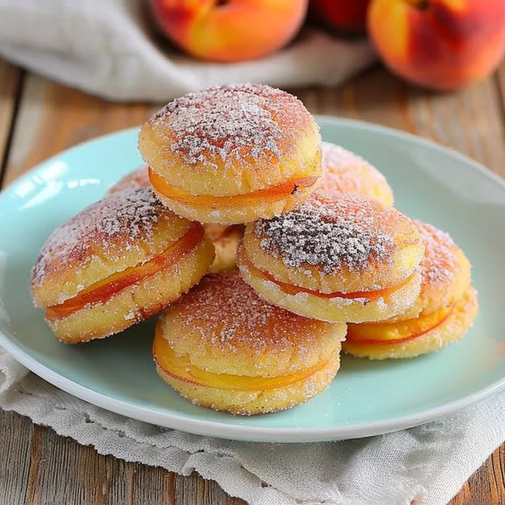 Italian Peach Summer Cookies