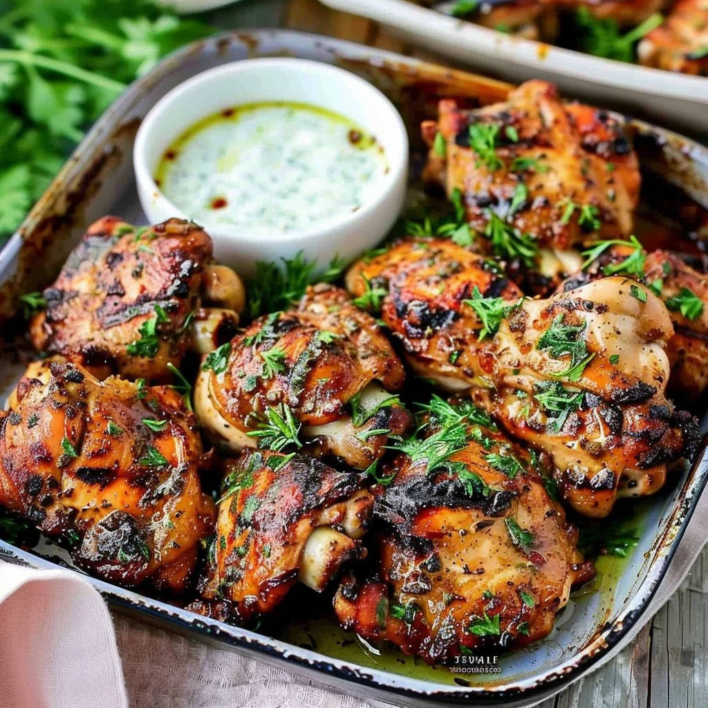 Mediterranean Grilled Chicken Thighs