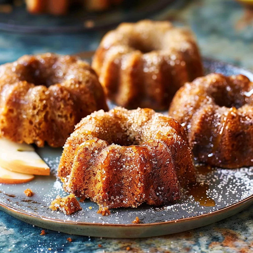 Mini Apple Cider Bundt Cakes Recipe