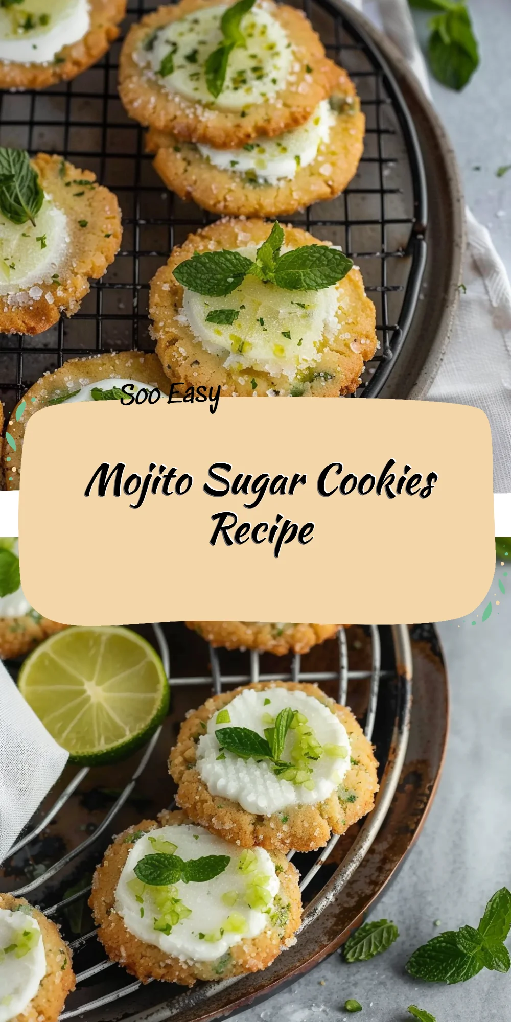 Mojito Sugar Cookies Recipe