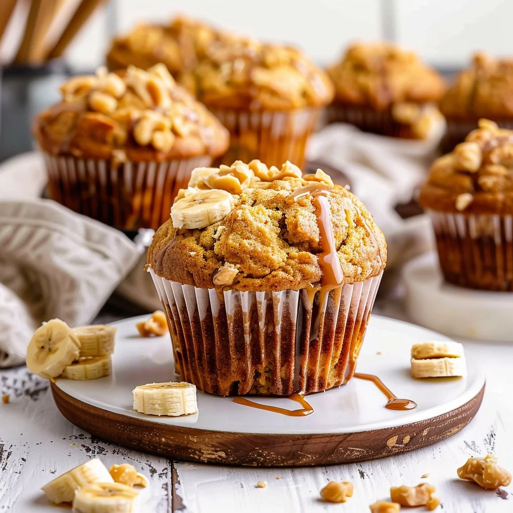 Peanut Butter Banana Muffins Recipe