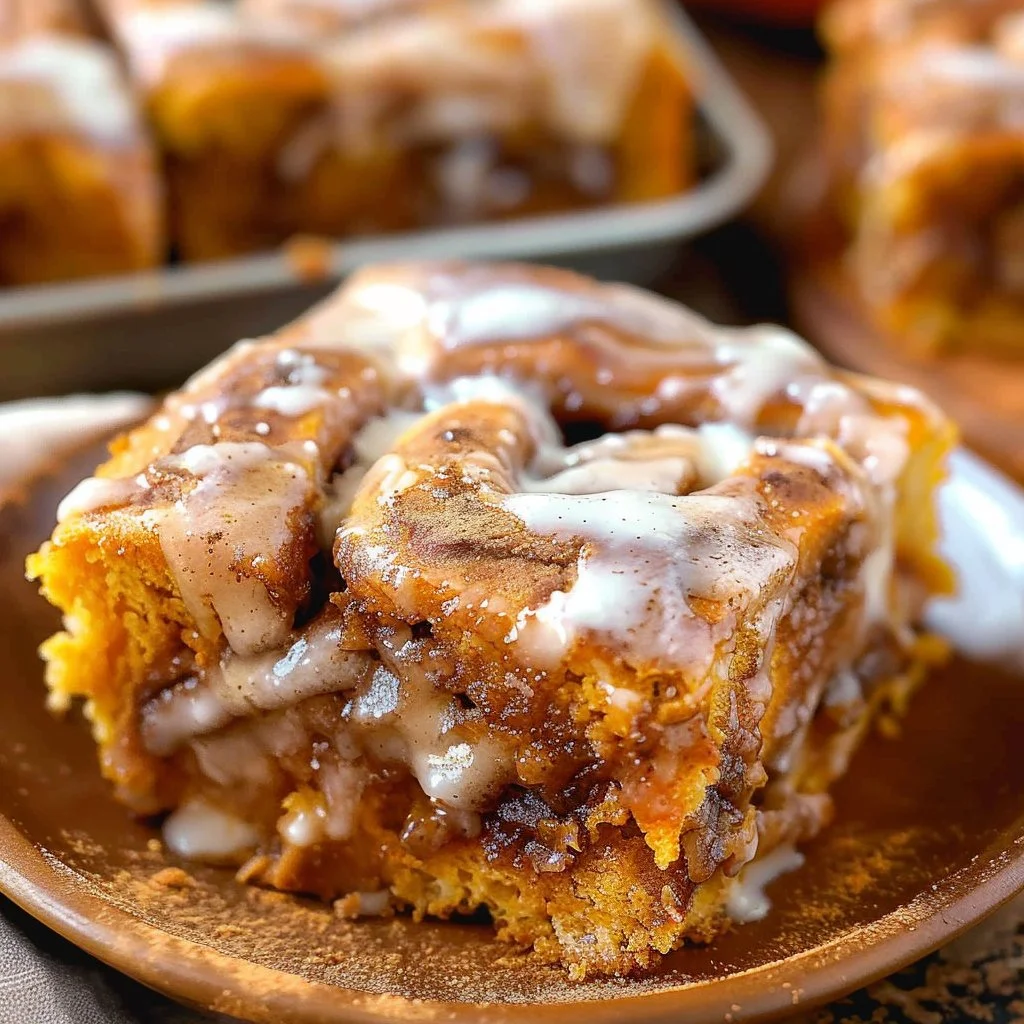 Pumpkin Cinnamon Roll Focaccia Recipe