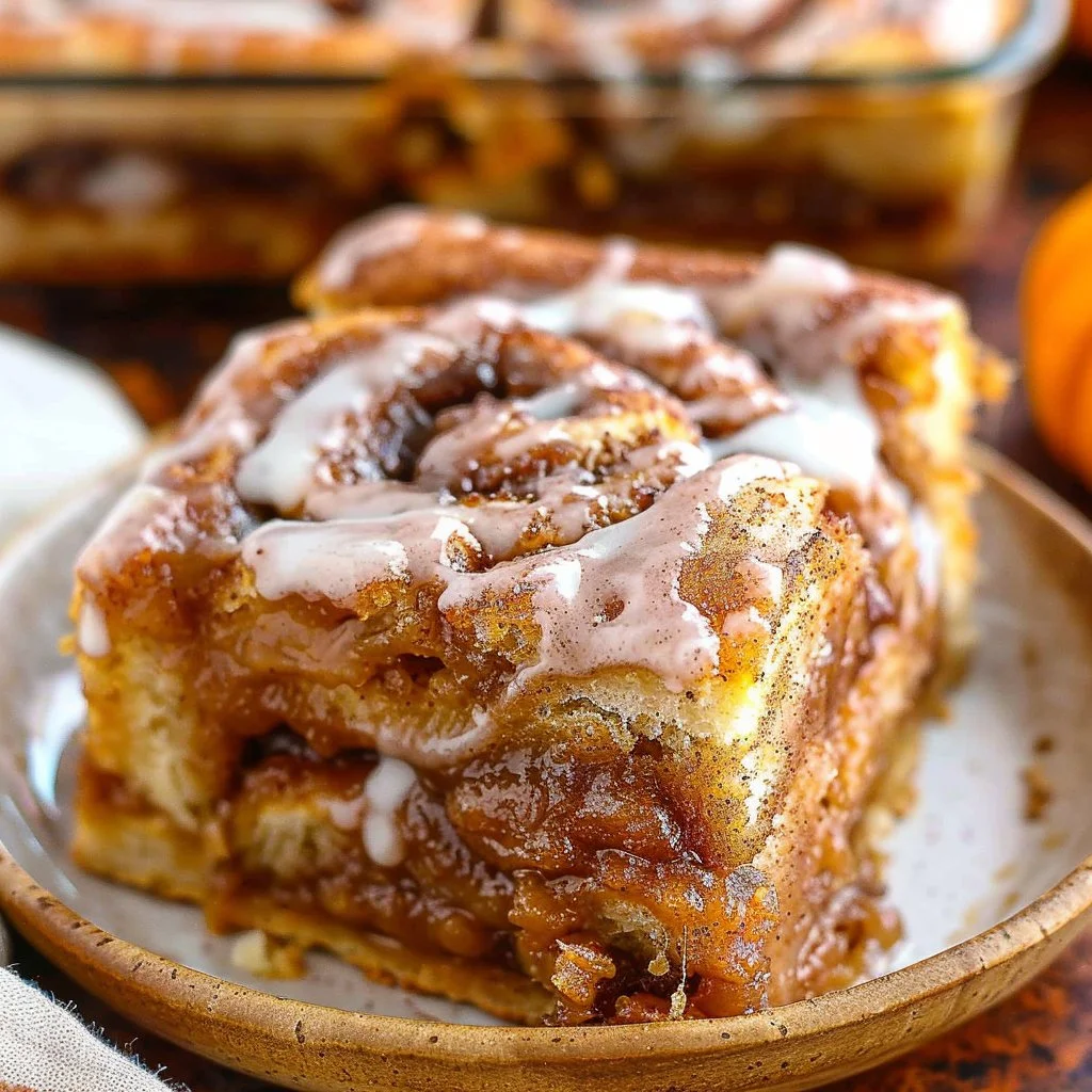 Pumpkin Cinnamon Roll Focaccia