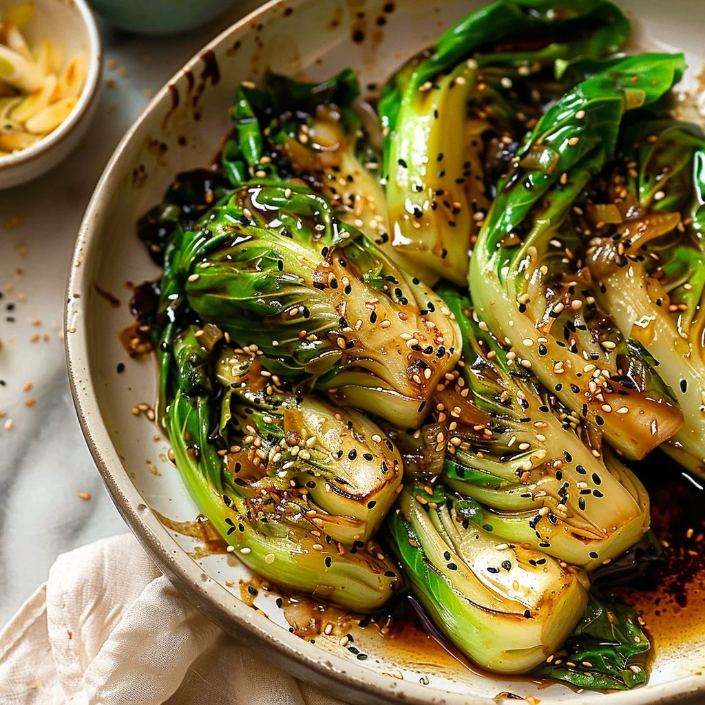 Sesame Ginger Bok Choy Recipe