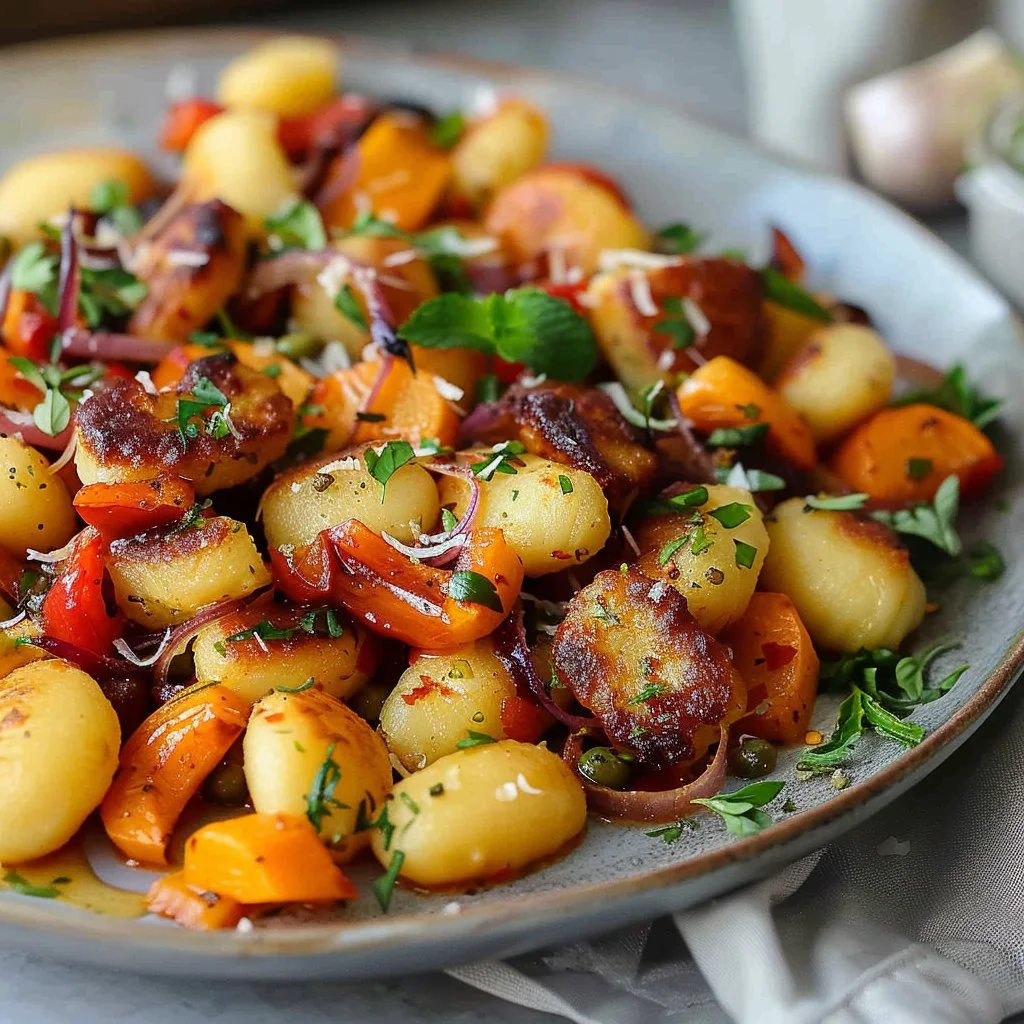 Sheet-Pan Gnocchi with Veggies