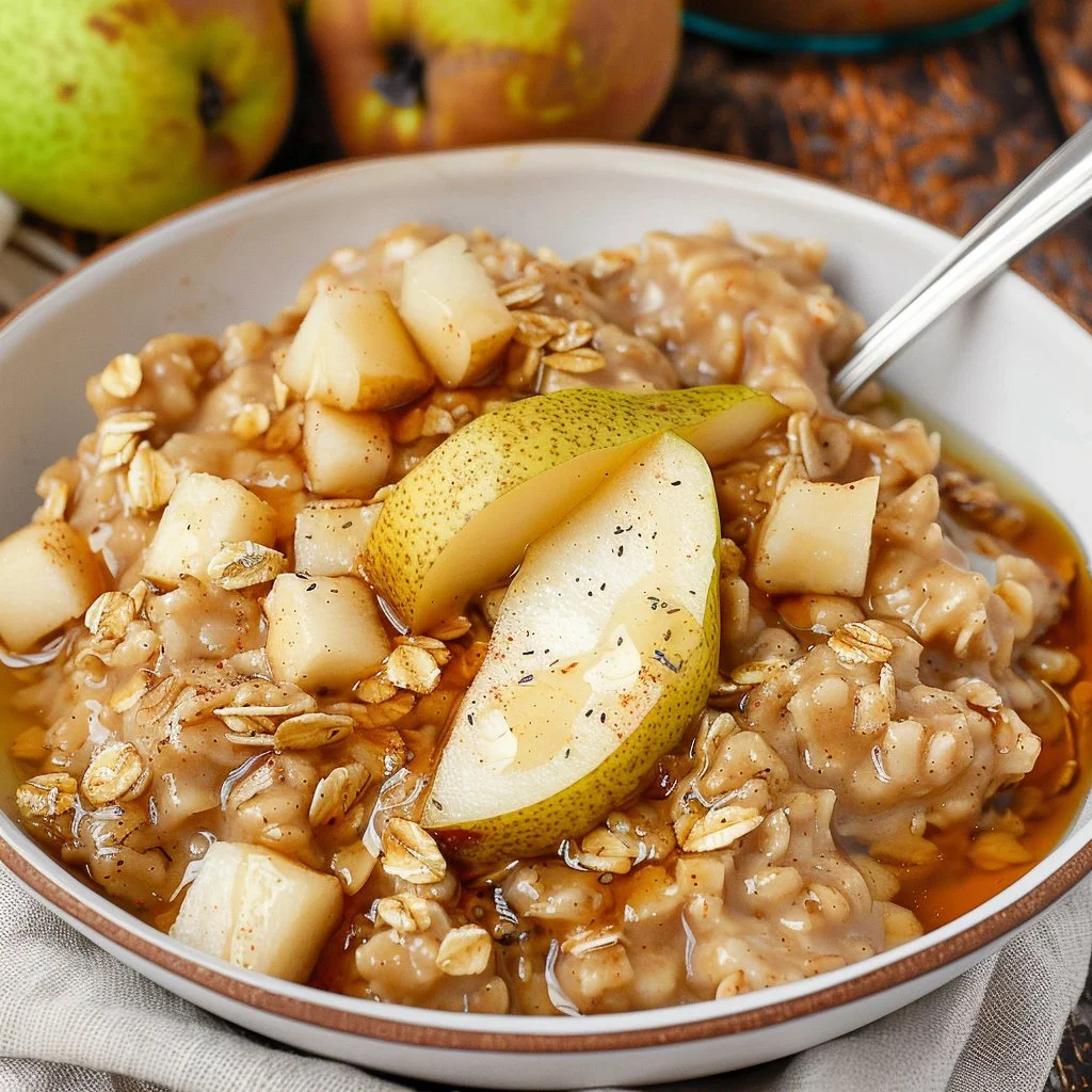 Spiced Pear Oatmeal Recipe