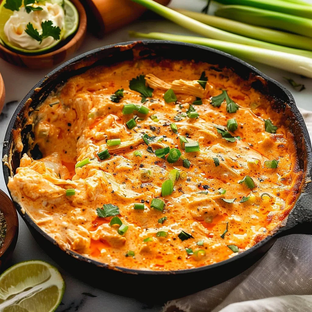 Stovetop Buffalo Chicken Dip Recipe